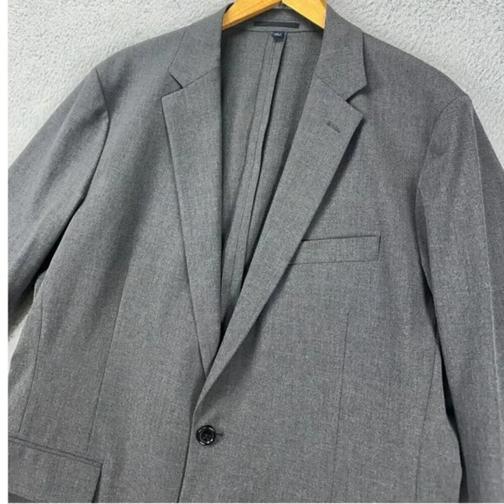J.Crew Blazer Men 44L Thomson Gray Performance 4-Way Stretch Sport Coat Suit NEW
